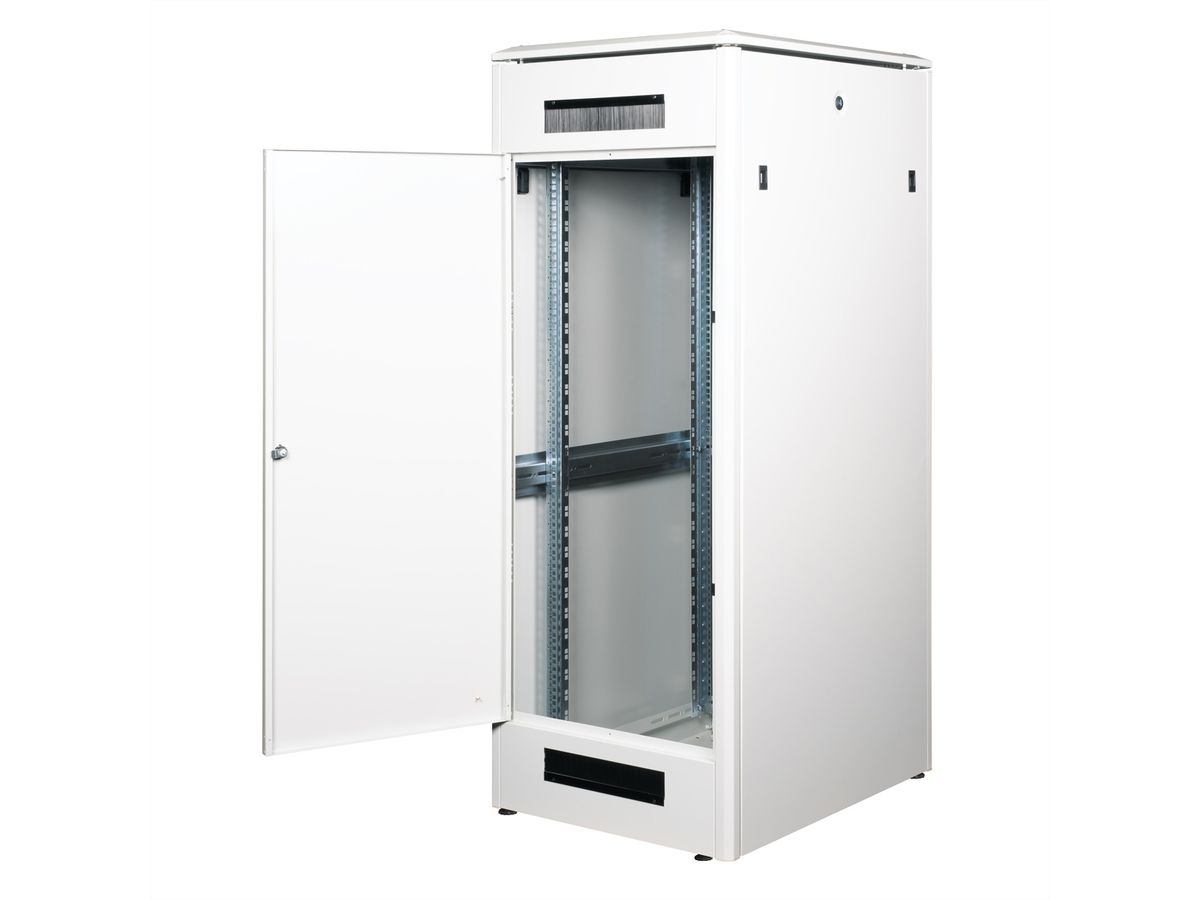 ROLINE 19-inch netwerkkast Pro 32 U, 600x800 BxD Glazen deur grijs
