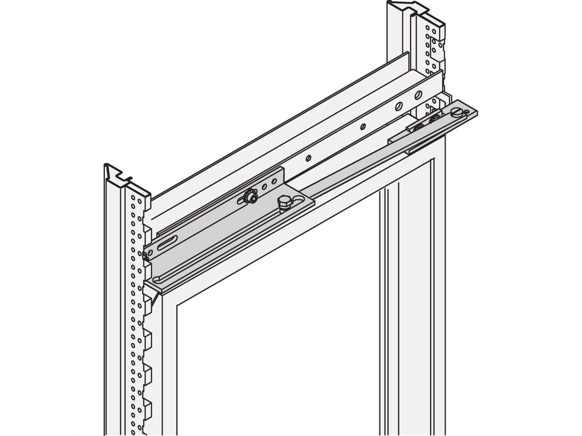 SCHROFF Varistar 19" Swing Frame Stop Kit, 160 Degree