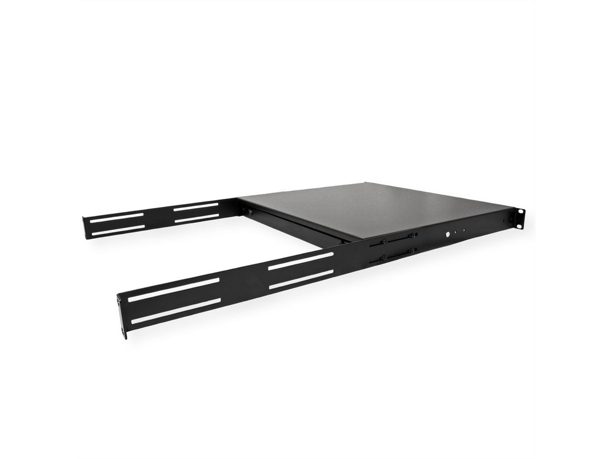 ROLINE 19-inch keyboard insert 1 U, 400 T lockable black