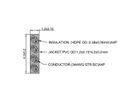 ROLINE patchkabel Cat.6A (klasse EA) UTP , extra plat, zwart, 1 m