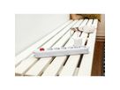 BACHMANN SMART stekkerdoos 6x geaard contact, met schakelaar, wit, 1,5 m