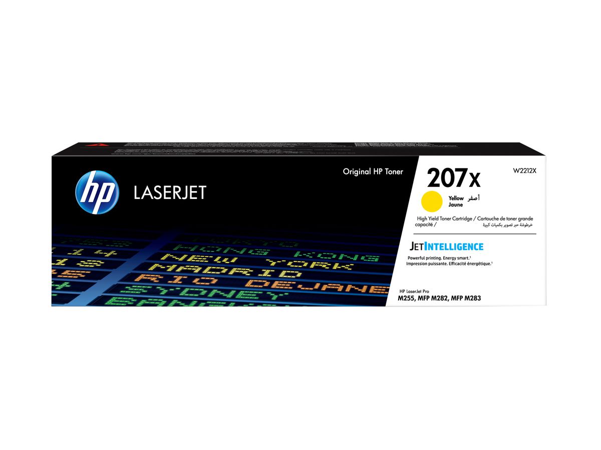 HP 207X High Yield Yellow Original LaserJet Toner Cartridge