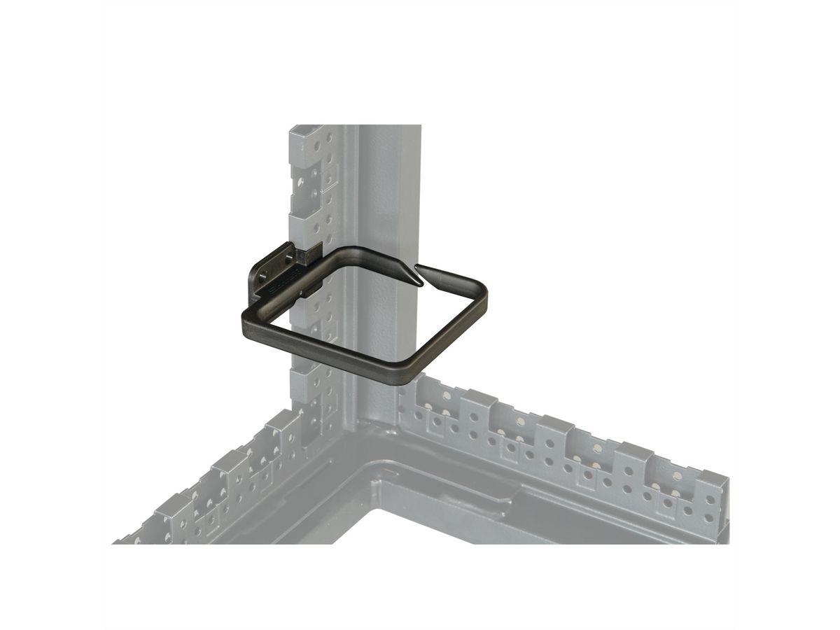 SCHROFF VARISTAR kabelgeleider Plastic, 100x100, voor aan de profielen (tbv rack van 800 mm breed)