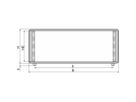 SCHROFF Comptec 19" Desktop Case, Unshielded, Steel Cover, 3 U, 84 HP, 400 mm