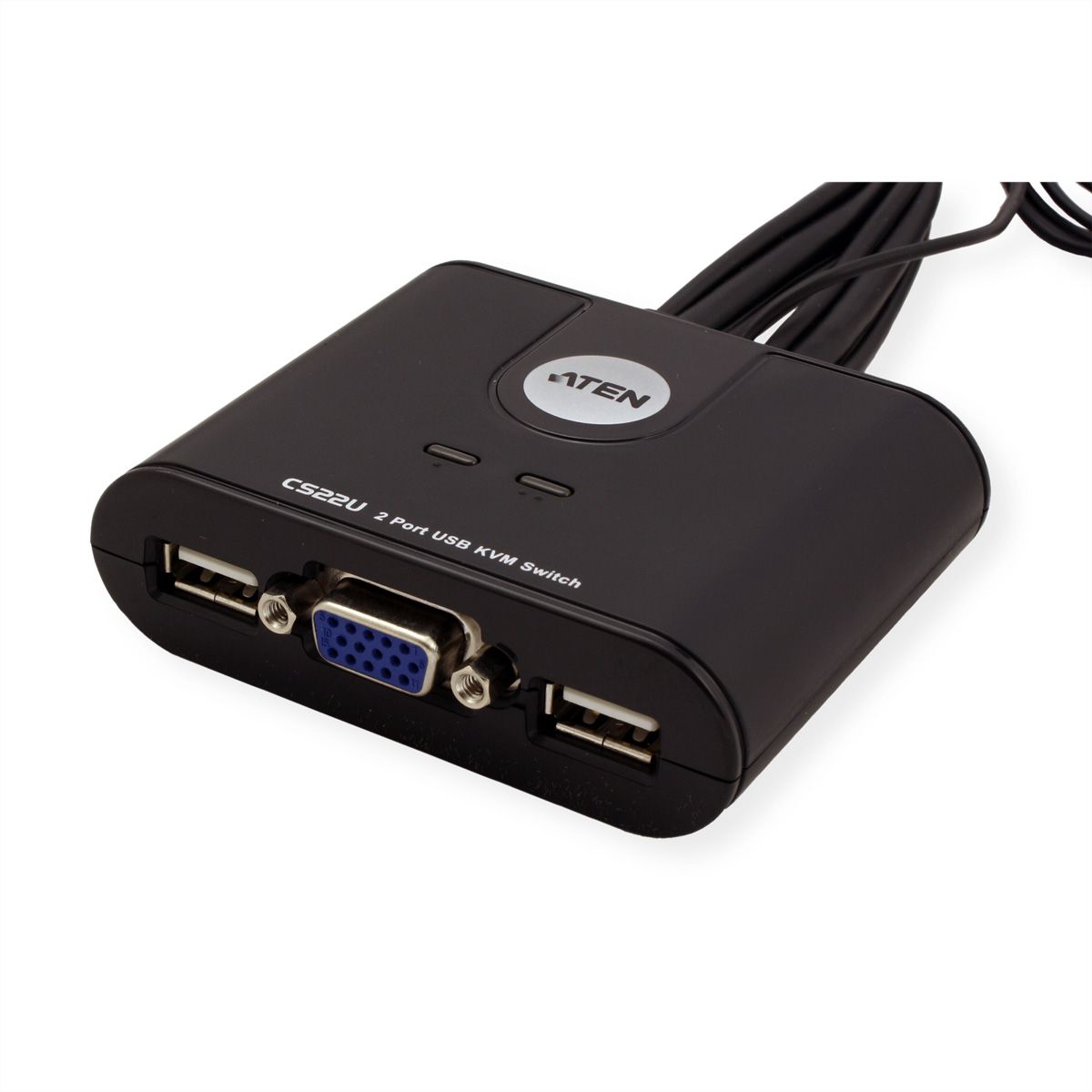 ATEN CS22U KVM Switch VGA, USB, 2-Poorts