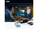 ATEN CS62KM 2-Port Boundless KM Switch