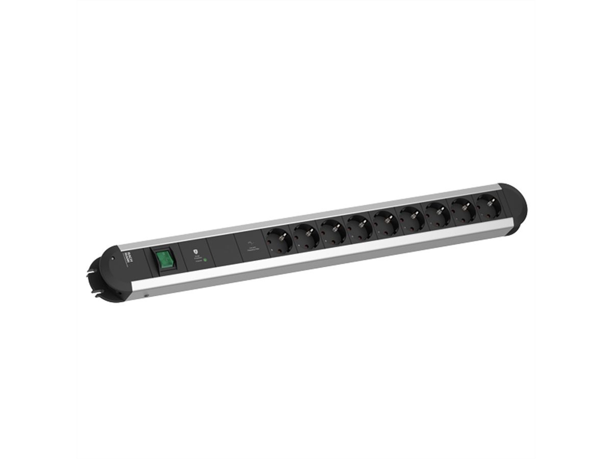 BACHMANN PRIMO 9xCEE7/3 1xGVS-Plus 1xswitch 2.0m CEE7/7