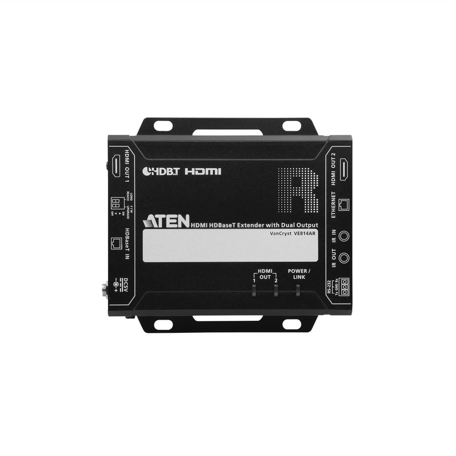 ATEN VE814AR HDMI HDBaseT Ontvanger met dubbele uitgang (4K@100m)