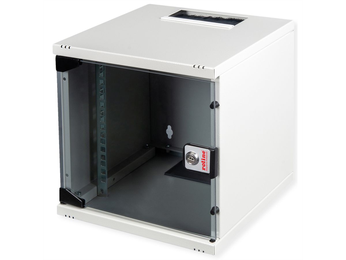 ROLINE 10-inch wandbehuizing 6 U, 312x300 BxD grijs