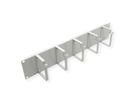 ROLINE 19-inch rangeerpaneel 2 U, 85x60mm grijs