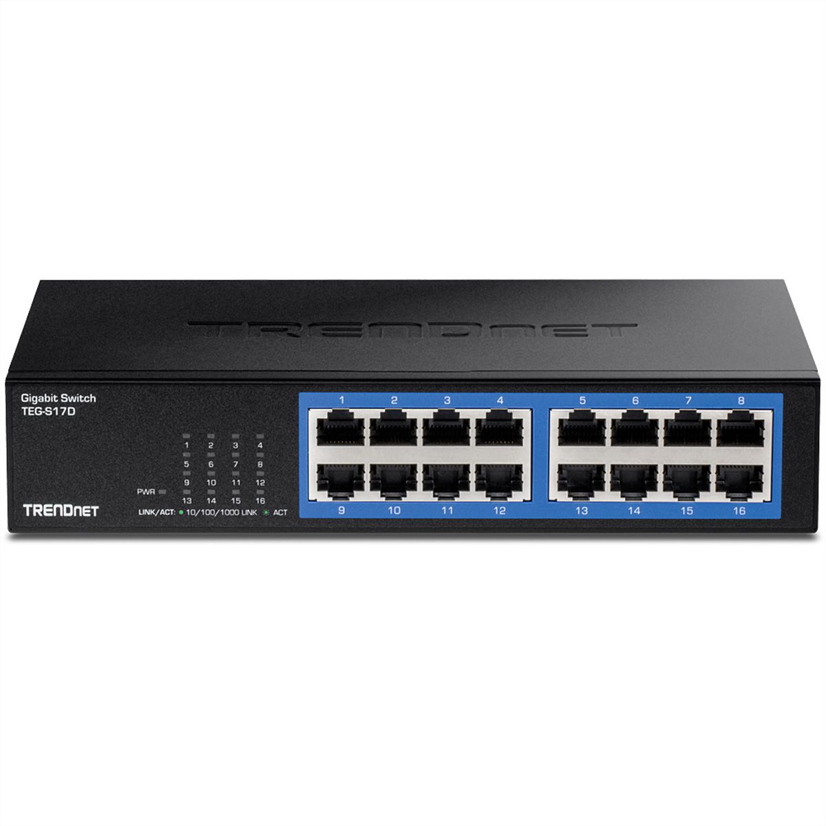 TRENDnet TEG-S17D ,  16-Poorts Gigabit Desktop Switch