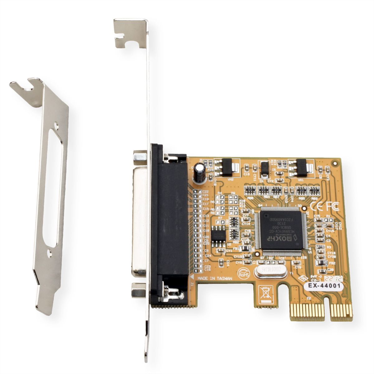 EXSYS EX-44001 PCIe x1 LP 1x parallel EPP inkl. LowProfile Bügel