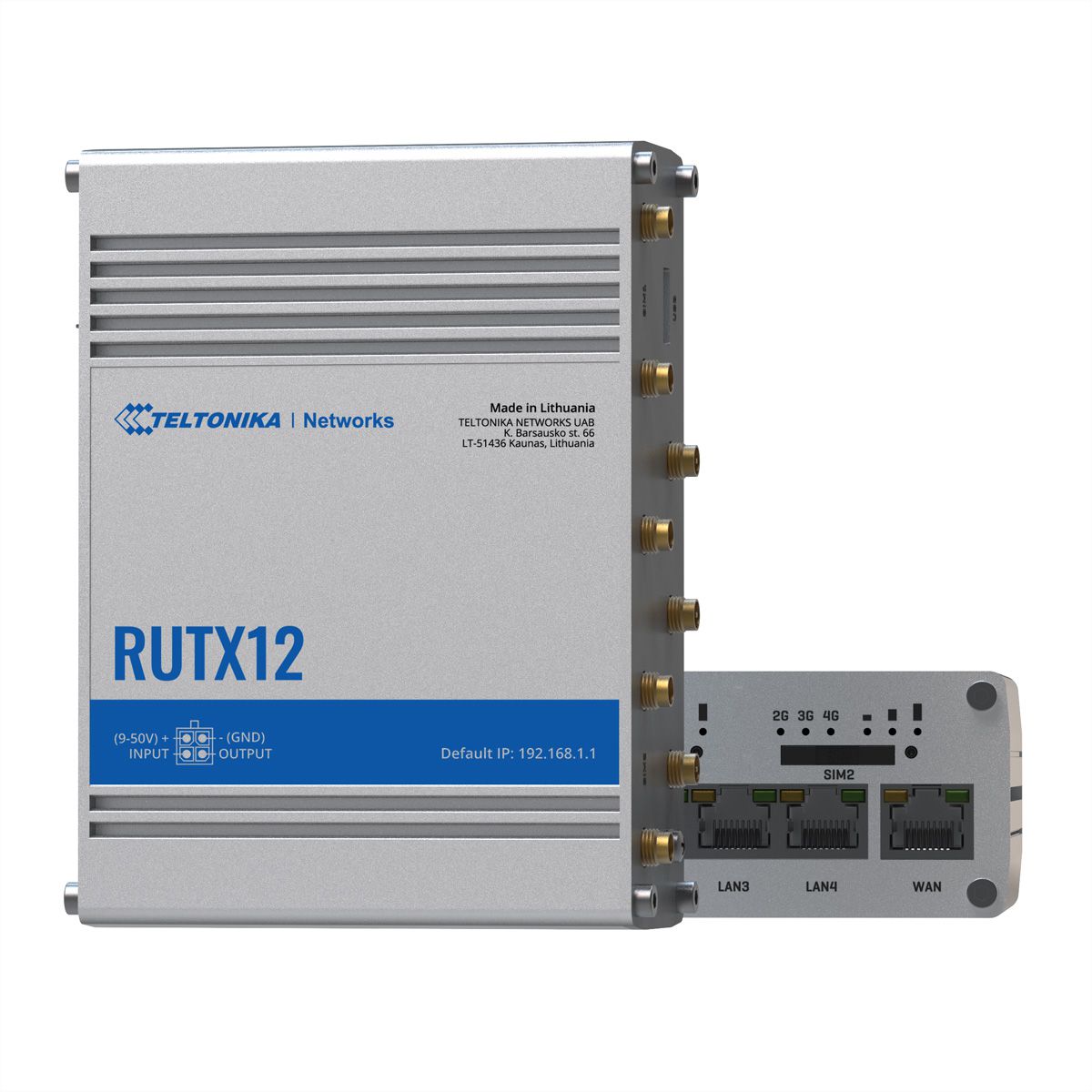 TELTONIKA RUTX12 Dual LTE CAT 6 Industriële router