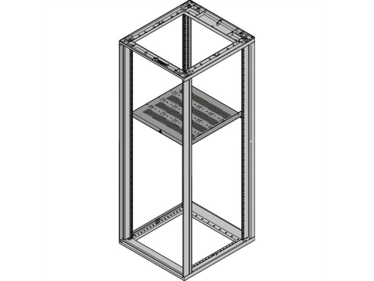 SCHROFF Novastar 19" boekenplank, stationair, 1 HE 600W 800D