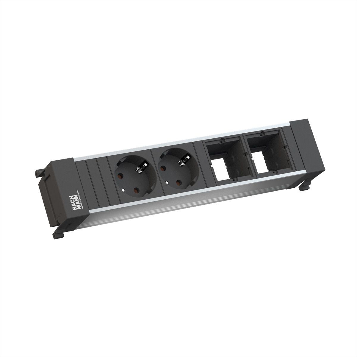 BACHMANN POWER FRAME Medium 2x earthing contact 2x ABD