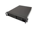 VALUE 19" Industrial Rack-Mount Server Chassis, 2UH, long, black