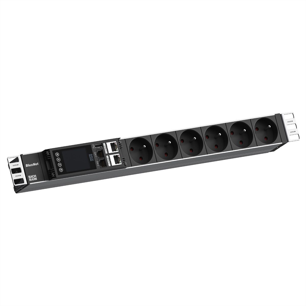 BACHMANN BN ESSENTIAL Metered 19" 6xUTE, L=2,0m CEE7/7