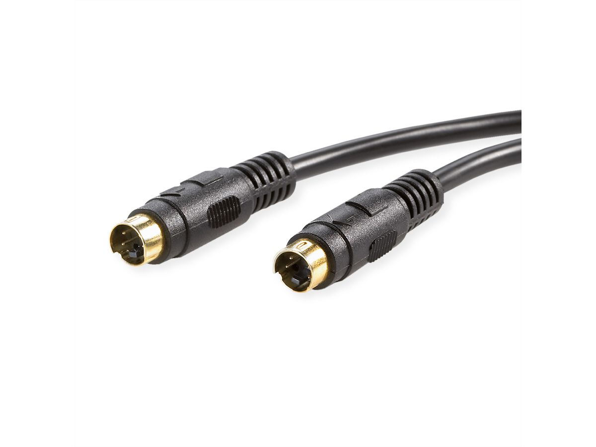 VALUE S-Video Kabel, zwart, 3 m