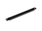 ROLINE 10-inch kabeldoorvoer, met borstelstrook 0.5HE zwart