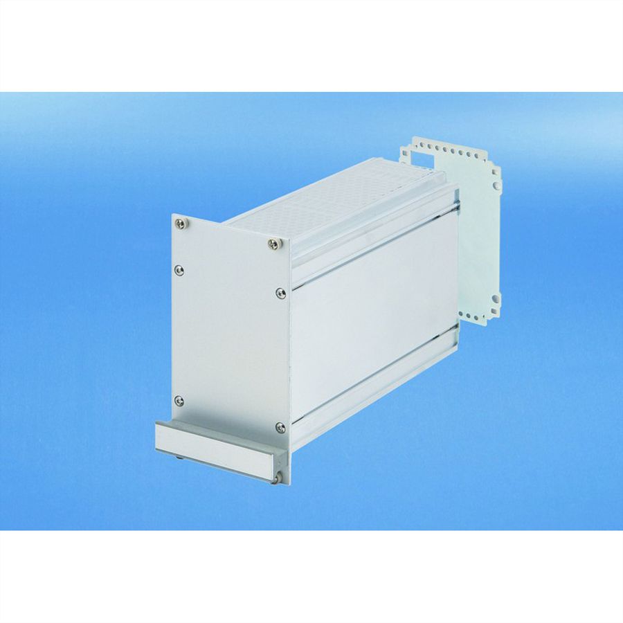 SCHROFF Frame Type Plug-In Unit PRO, Plain Cover, 1 Connector, 3 U, 10 HP, 167 mm