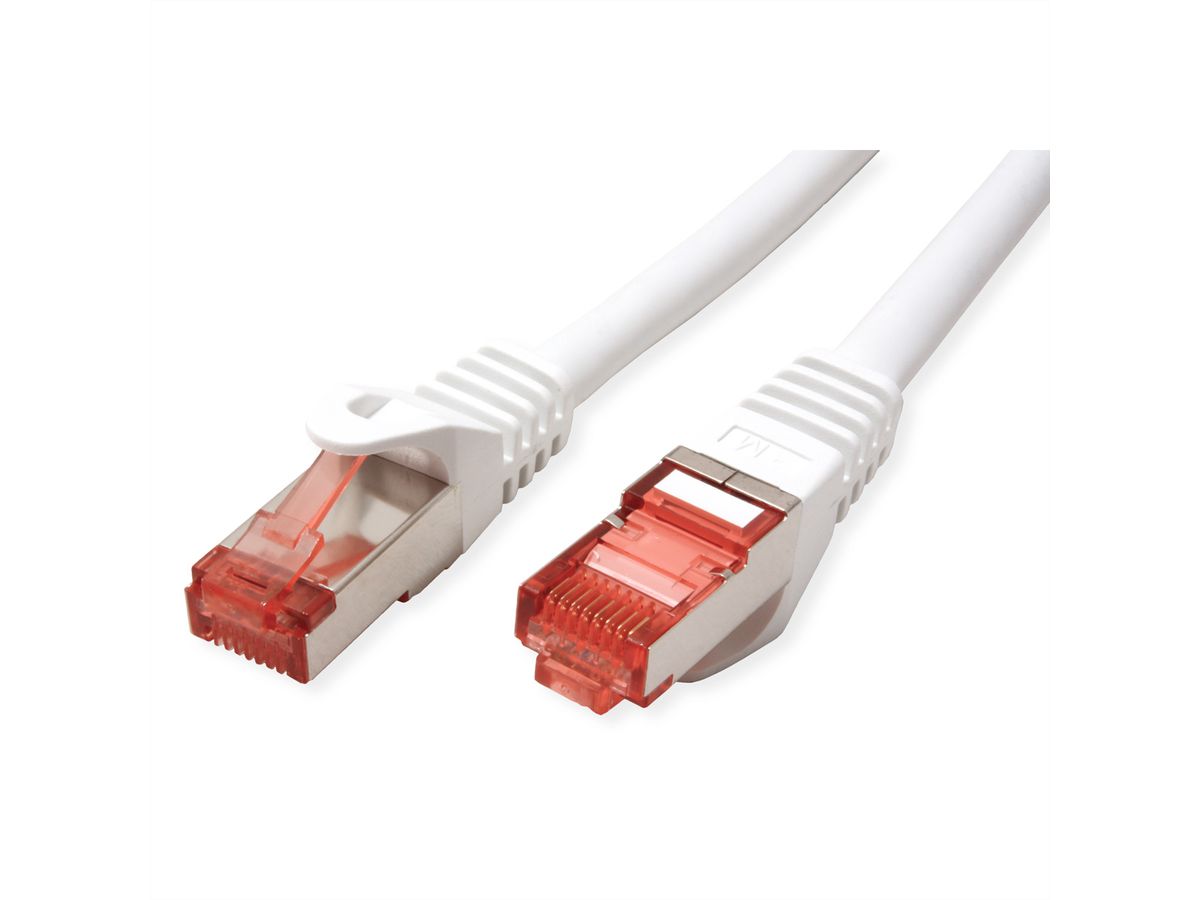 ROLINE S/FTP Patch Cord Cat.6 Component Level, LSOH, white, 0.3 m