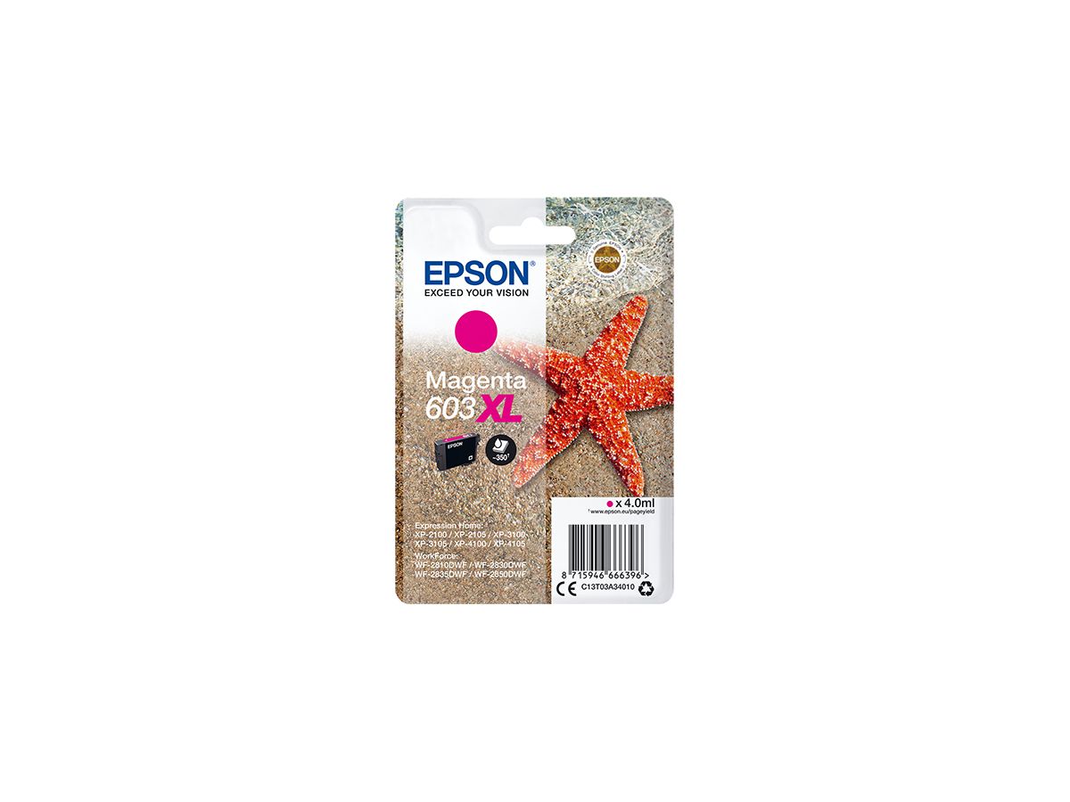Epson Singlepack Magenta 603XL Ink