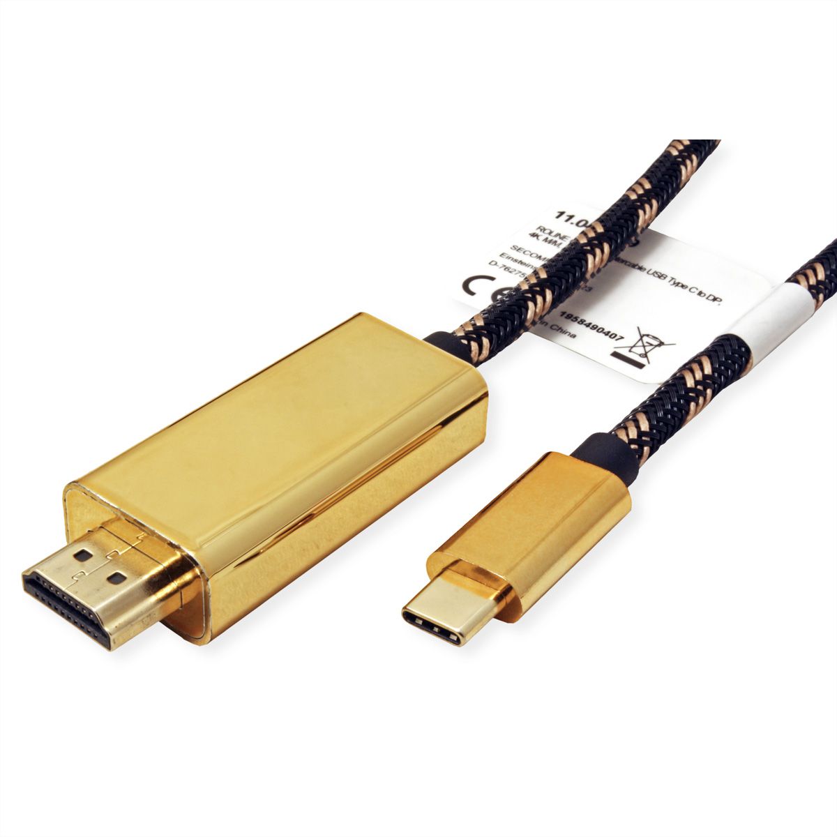 ROLINE GOLD Type C - HDMI Cable, M/M, 2 m