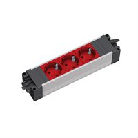BACHMANN STEP ALU 3xCEE7/3 red GST18