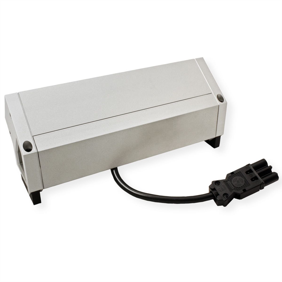 BACHMANN DESK2 2x Geaard stopcontact 2x ABD GST18 Inox