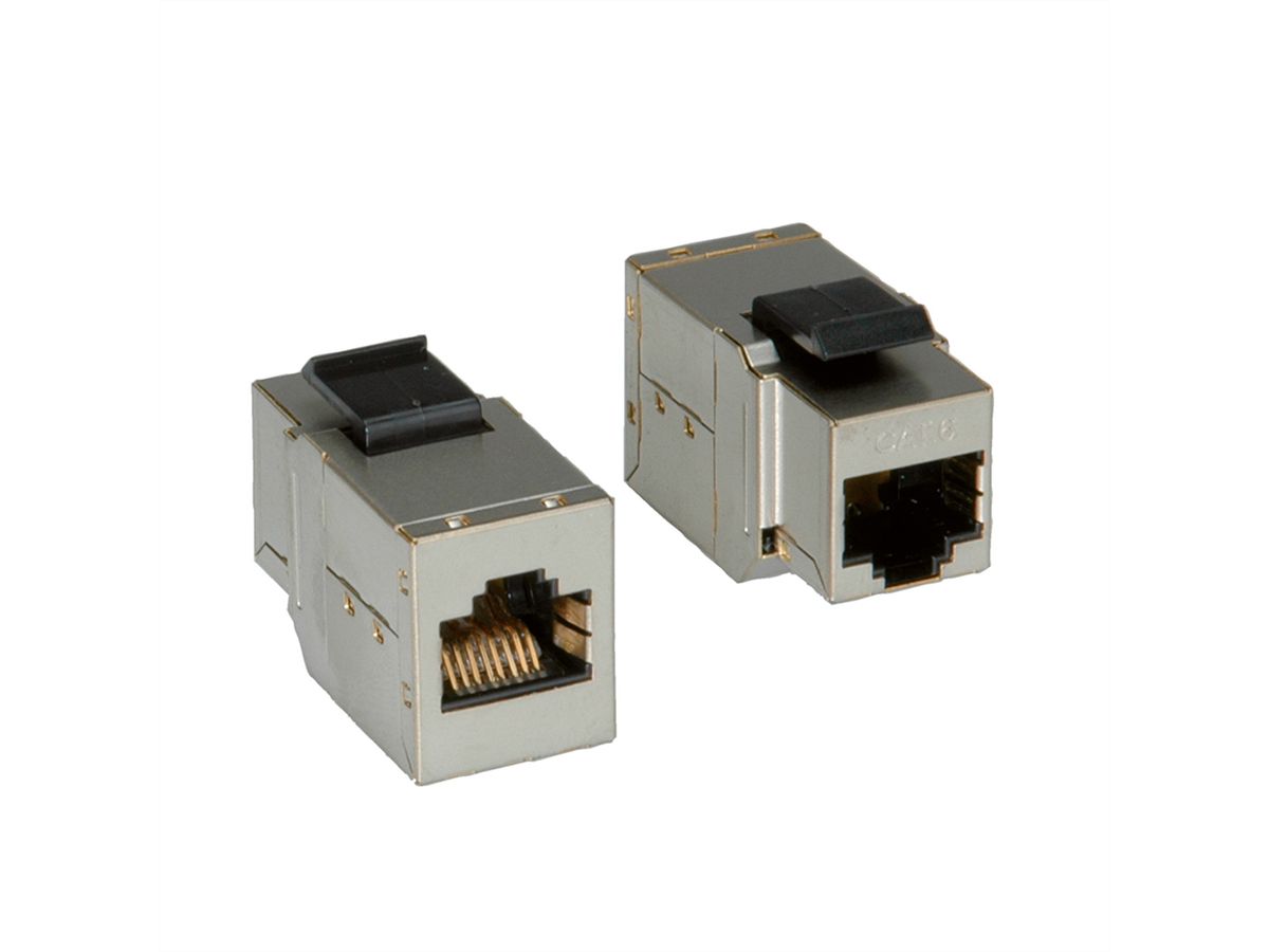 ROLINE RJ45 koppelstuk, Keystone, afgeschermd, Cat.6 (Class E)