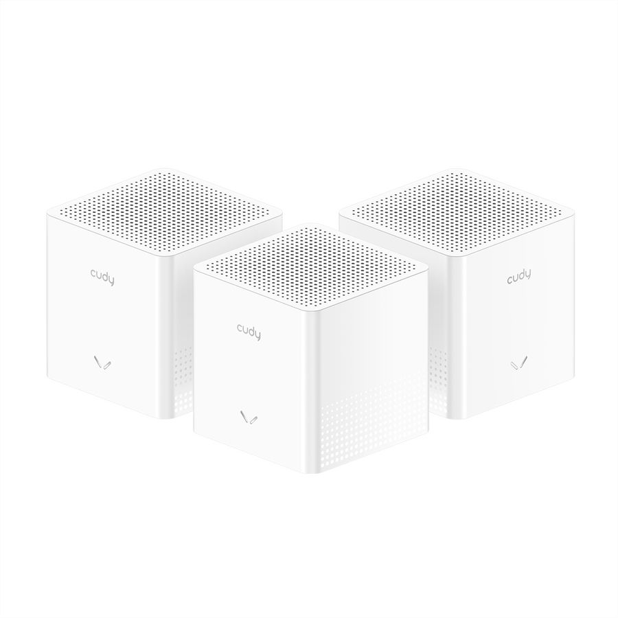 CUDY M3000S AX3000 Gigabit Mesh Wi-Fi 6 System, 3-Pack