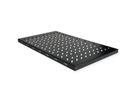ROLINE 19-inch plank 1 U, 770 mm diep 50 kg zwart