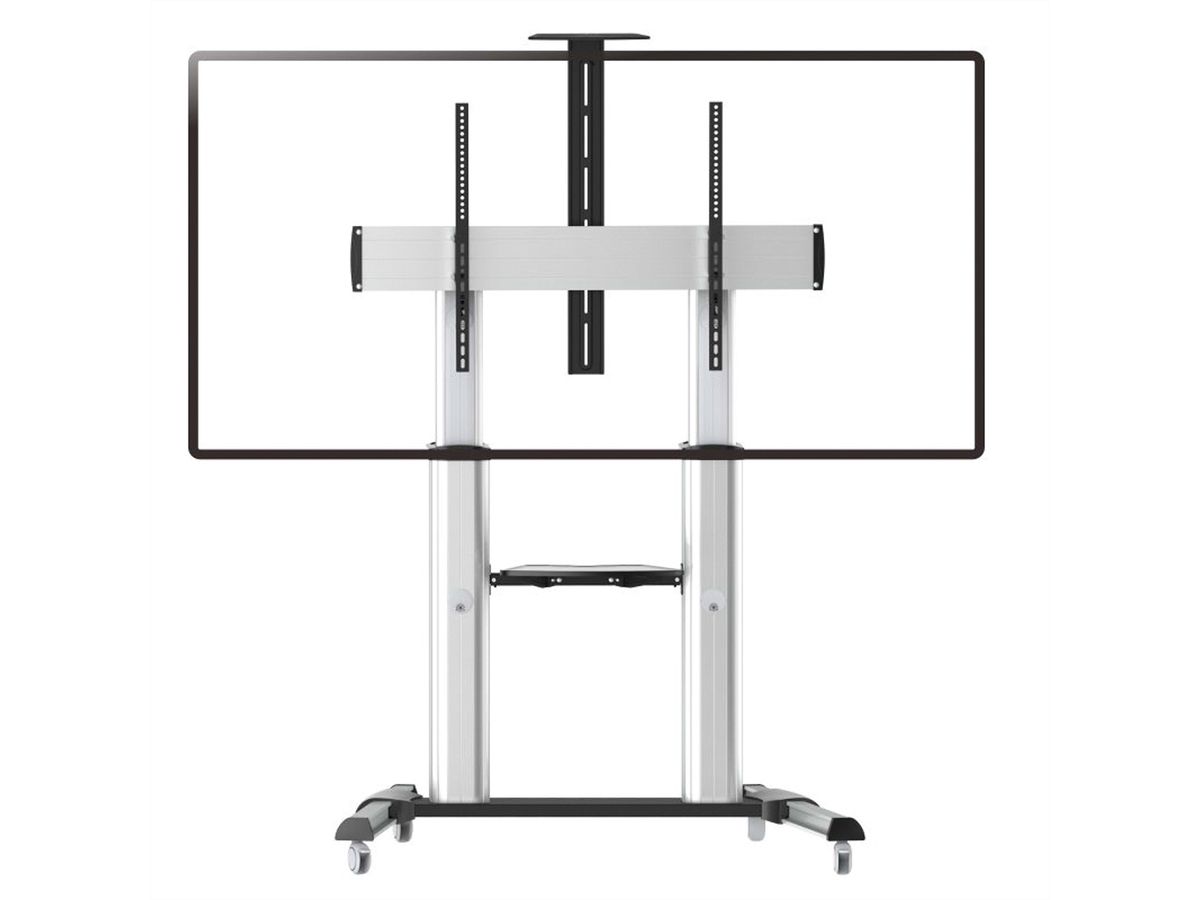 ROLINE LCD/TV Mobile Cart, up to 100 kg, silver