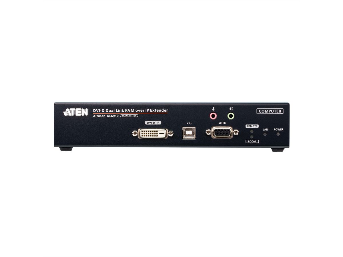 ATEN KE6910T DVI-D Dual Link KVM Over IP Extender Zender