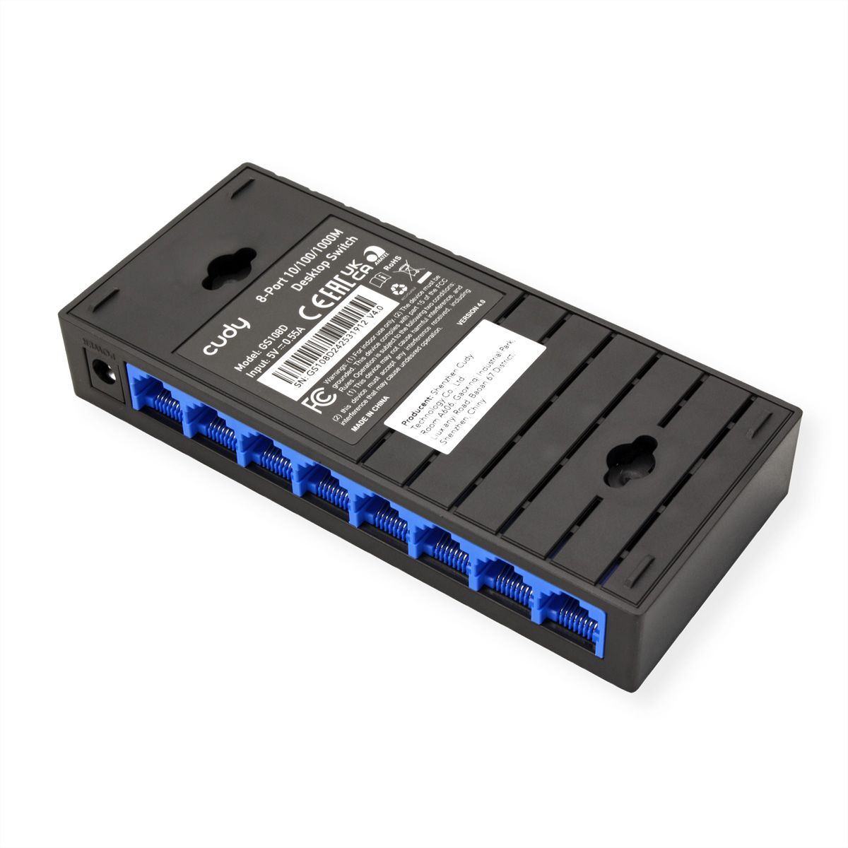 CUDY GS108D 8-poorts Gigabit Switch