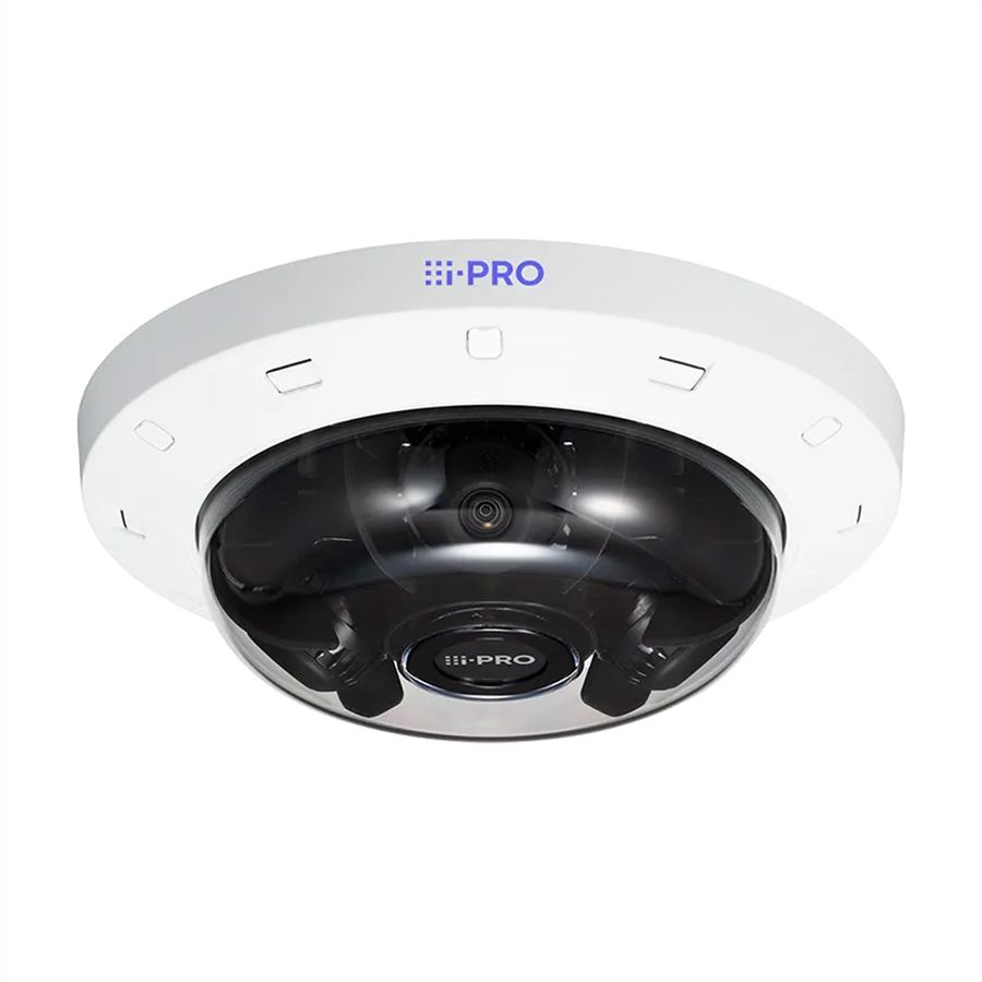 i-PRO 3x6MP AI OUTDOOR VANDAL Multi-Sensor Kamera, weiß