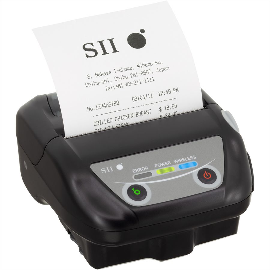 SEIKO MP-B30 mobiler Etikettendrucker, Bluetooth USB