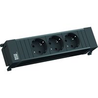 BACHMANN POWER FRAME 3xCEE7/3 short plastic profile
