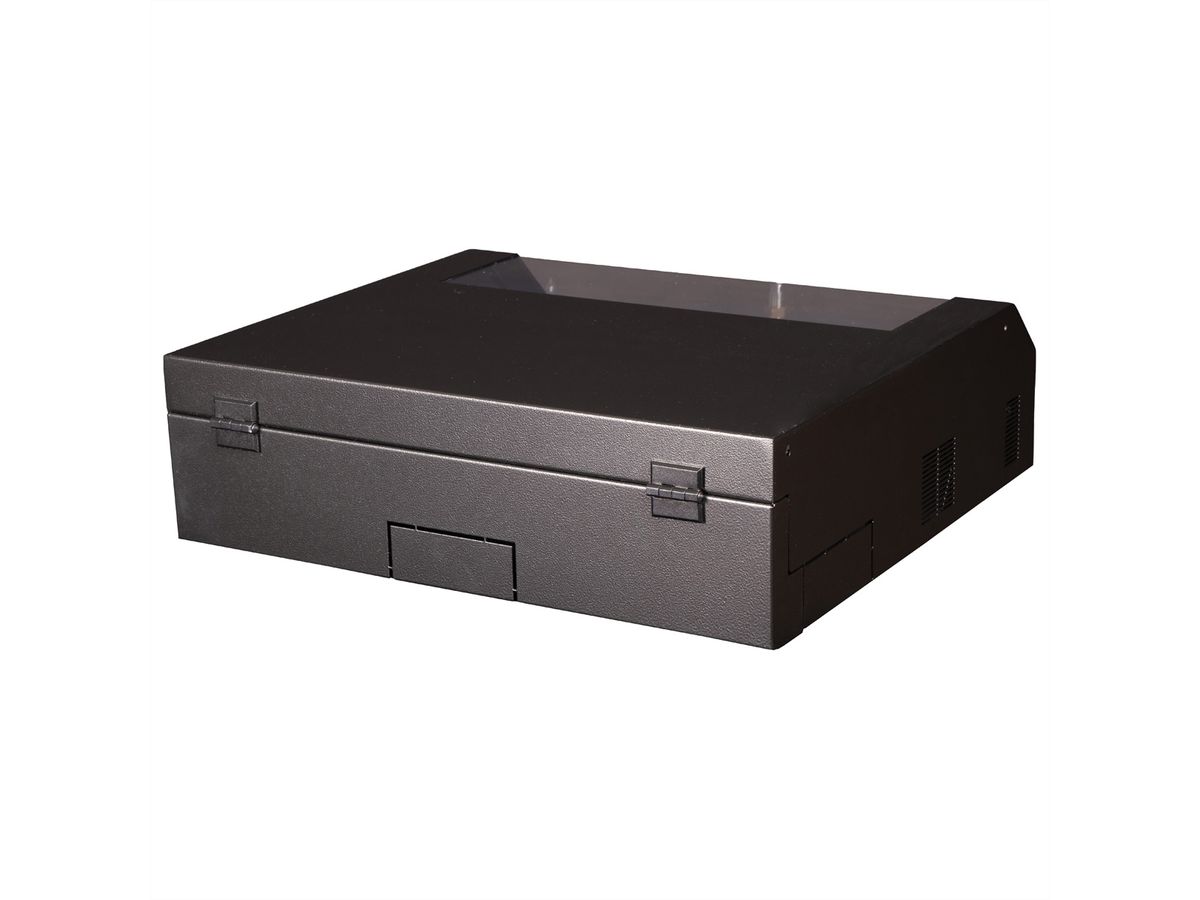 ROLINE 19-inch wandbehuizing Basic 5 U, kort zwart