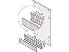 SCHROFF statische handgreep kunststof trapeziumvormig, grijs, 10 PK