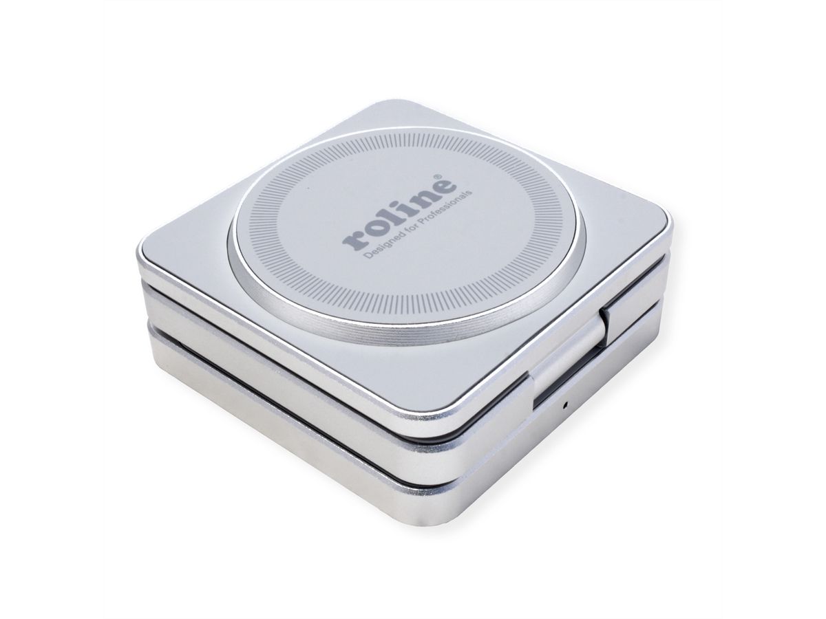 ROLINE 3-in-1 Wireless Foldable Charging Stand, for iPhone Devices
