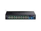 TRENDnet TI-RP262 Rackmount Switch, 26-poorts verharde industriële Gigabit PoE+