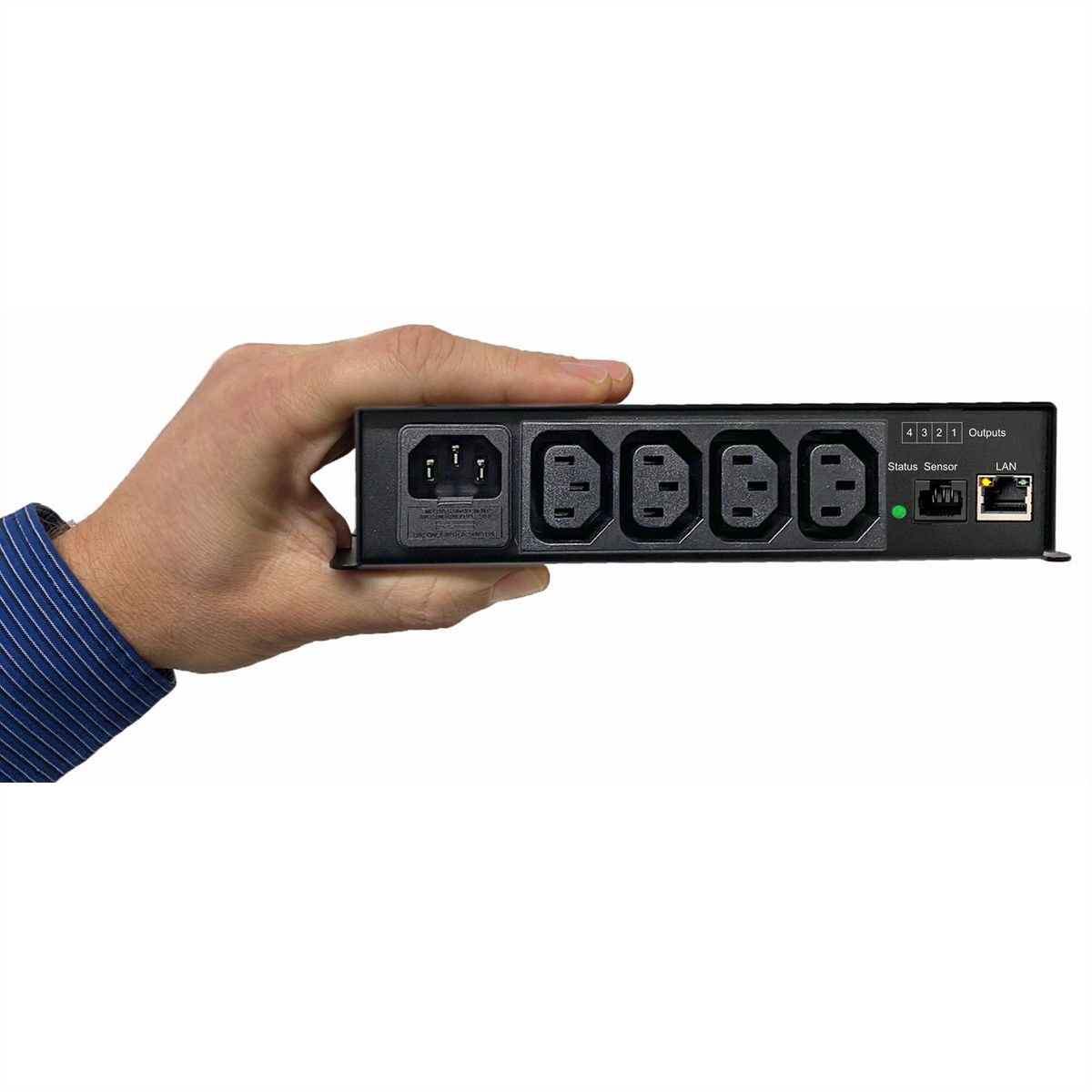 GUDE 1141-1 4-fachgeschaltete PDU mit  Messung und Überwachung