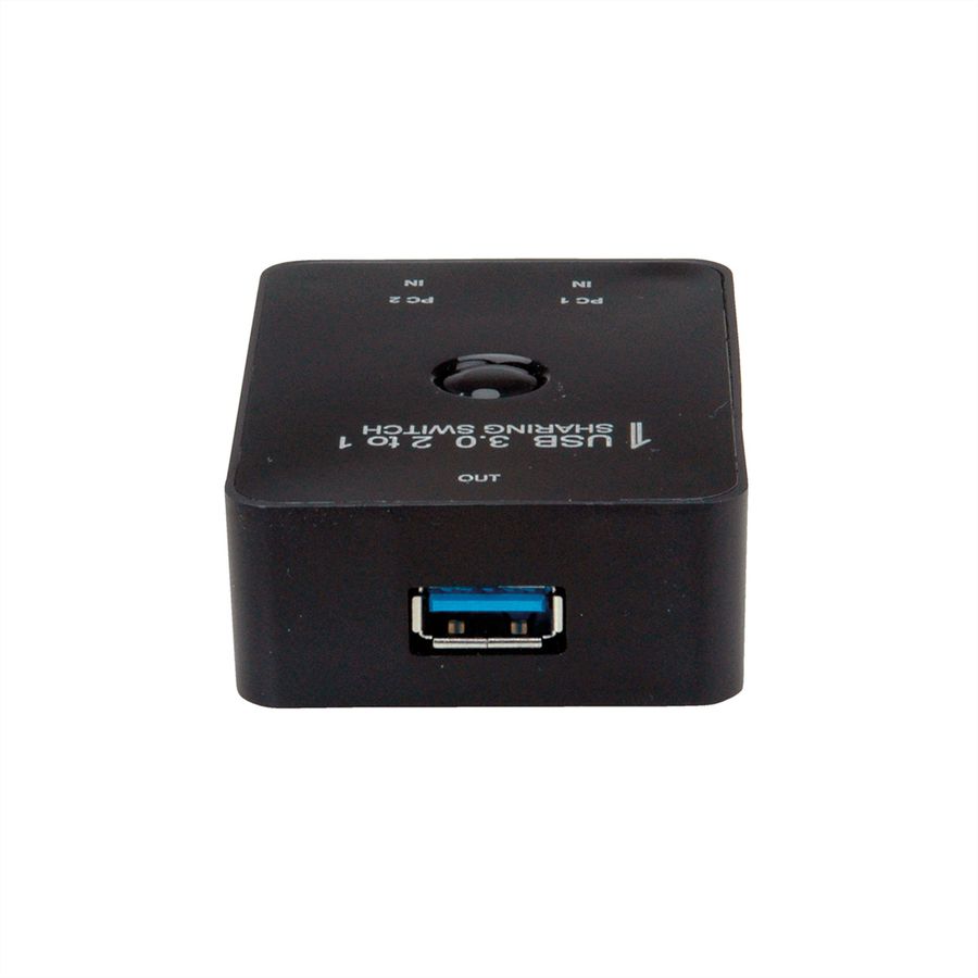 VALUE Handmatige USB 3.2 Gen 1 Switch, 2 Poorts