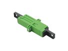 ROLINE Fibre Optic Adapter, LSH, Flange, green