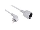 BACHMANN Extension cable, Earthing contact 230V 10m white