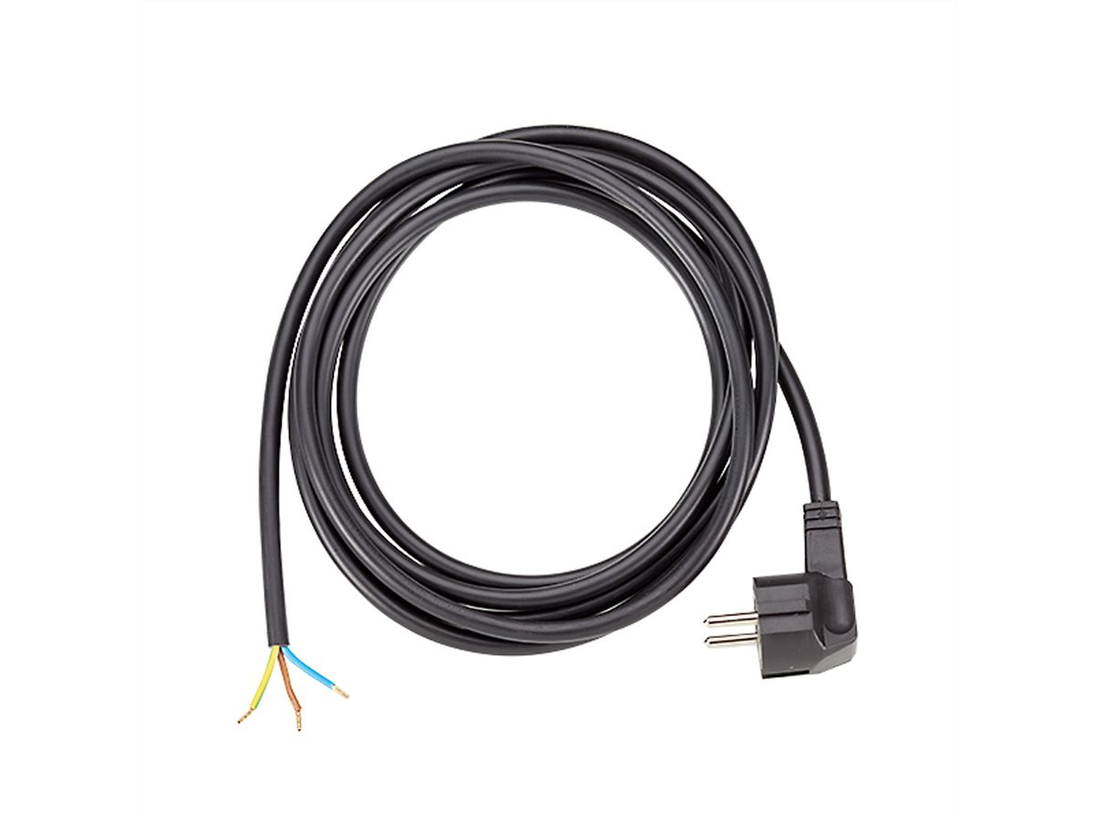BACHMANN supply cable H05VV-F 3G1.5 3m, black, individually packed