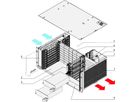 SCHROFF CPCI System, for Pluggable PSU, Horizontal, 4 U, 8 Slot