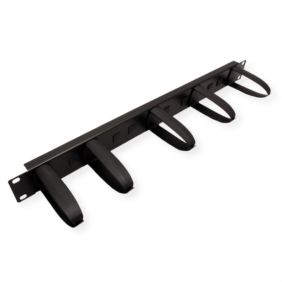 VALUE 19" Frontpaneel 1HE met 5 kabelogen, zwart