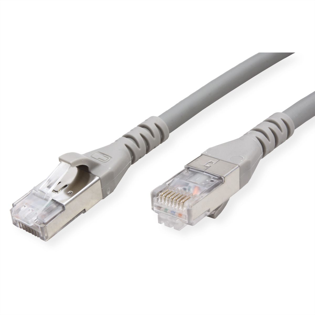 METZ CONNECT Patchkabel Cat.6A AWG 26, grijs, 0,2 m